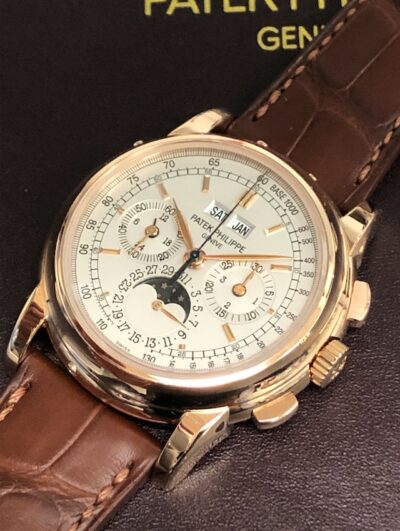 Patek Philippe 5970 Rose Gold Perpetual Calendar Chronograph - Image 4