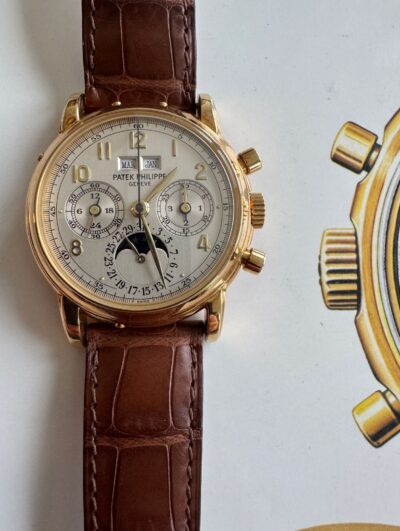 Patek Philippe 3970 Yellow Gold 2nd series Perpetual Calendar Chronograph - Image 2