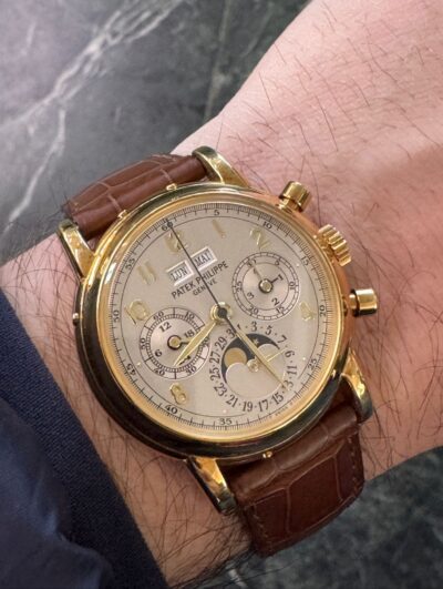 Patek Philippe 3970 Yellow Gold 2nd series Perpetual Calendar Chronograph - Image 8