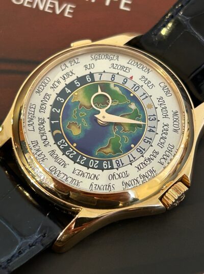 Rare Patek Philippe Ref: 5131 World Time Rose Gold, with USA, Asia map! - Image 2