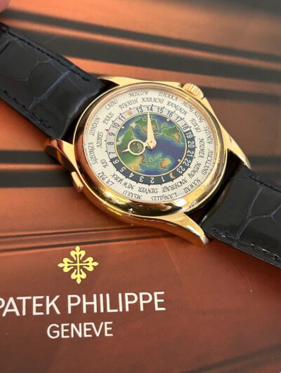 Rare Patek Philippe Ref: 5131 World Time Rose Gold, with USA, Asia map!