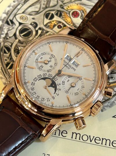 Patek Philippe 3970 Rose Gold Perpetual Calendar Chronograph