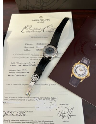 Patek Philippe World Time 5110 Platinum - Image 5