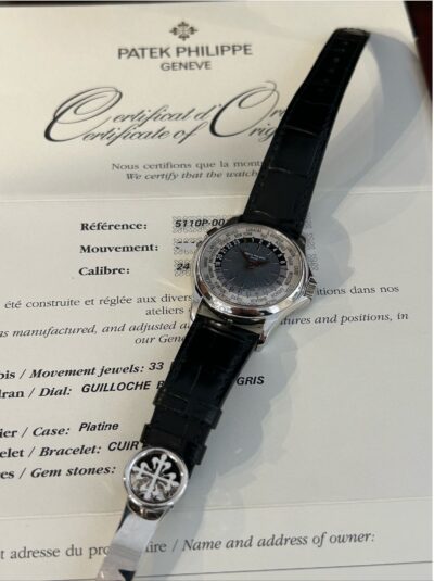 Patek Philippe World Time 5110 Platinum - Image 6