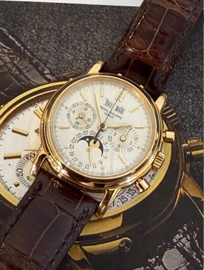 Patek Philippe Ref. 3971 2nd series Yellow Gold perpetual calendar chronograph