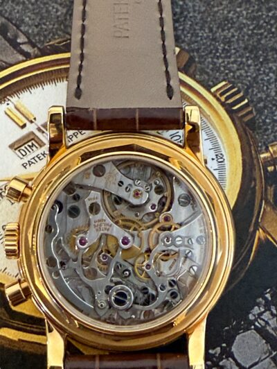 Patek Philippe Ref. 3971 2nd series Yellow Gold perpetual calendar chronograph - Image 9