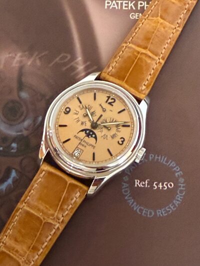 Patek Philippe Annual Calendar 5450P Salmon Annual Calendar Advanced Research