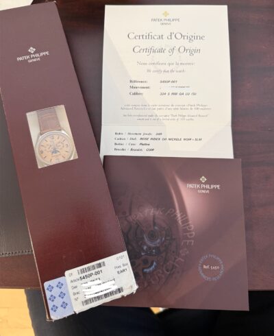 Patek Philippe Annual Calendar 5450P Salmon Annual Calendar Advanced Research - Image 4