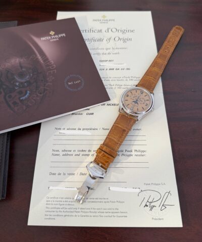 Patek Philippe Annual Calendar 5450P Salmon Annual Calendar Advanced Research - Image 7